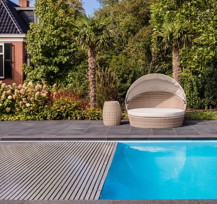 Solar afdekking zwembad