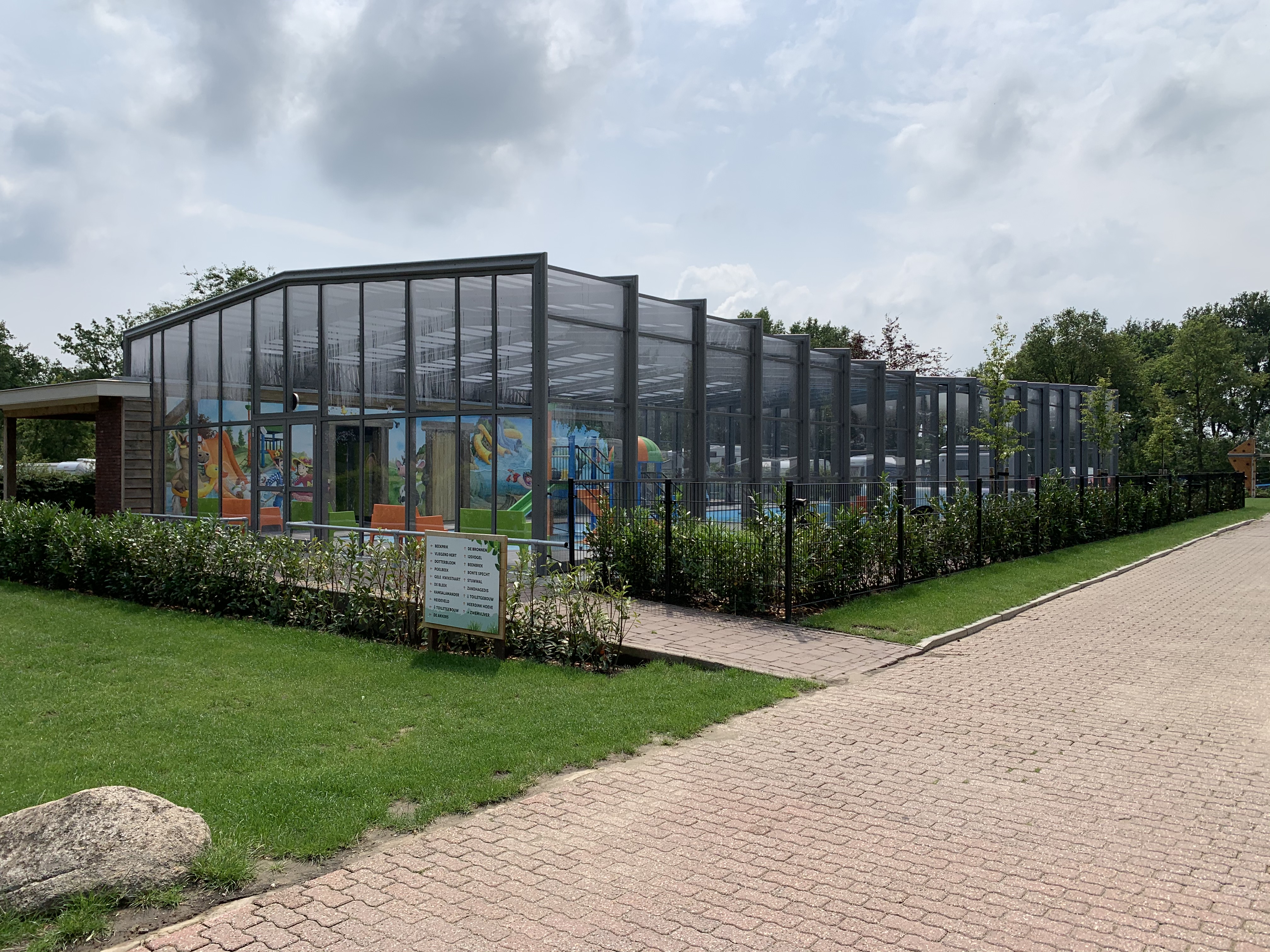 Zwembad overkapping Camping de Witte Berg Oud Ootmarsum